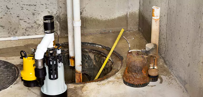 Installing Sump Pump in Finished Basement in Oceanside, NY
